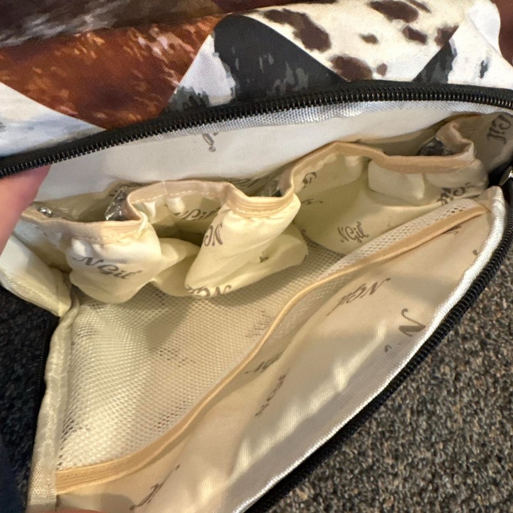 Patchwork Backpack With Multiple Pockets - image 5